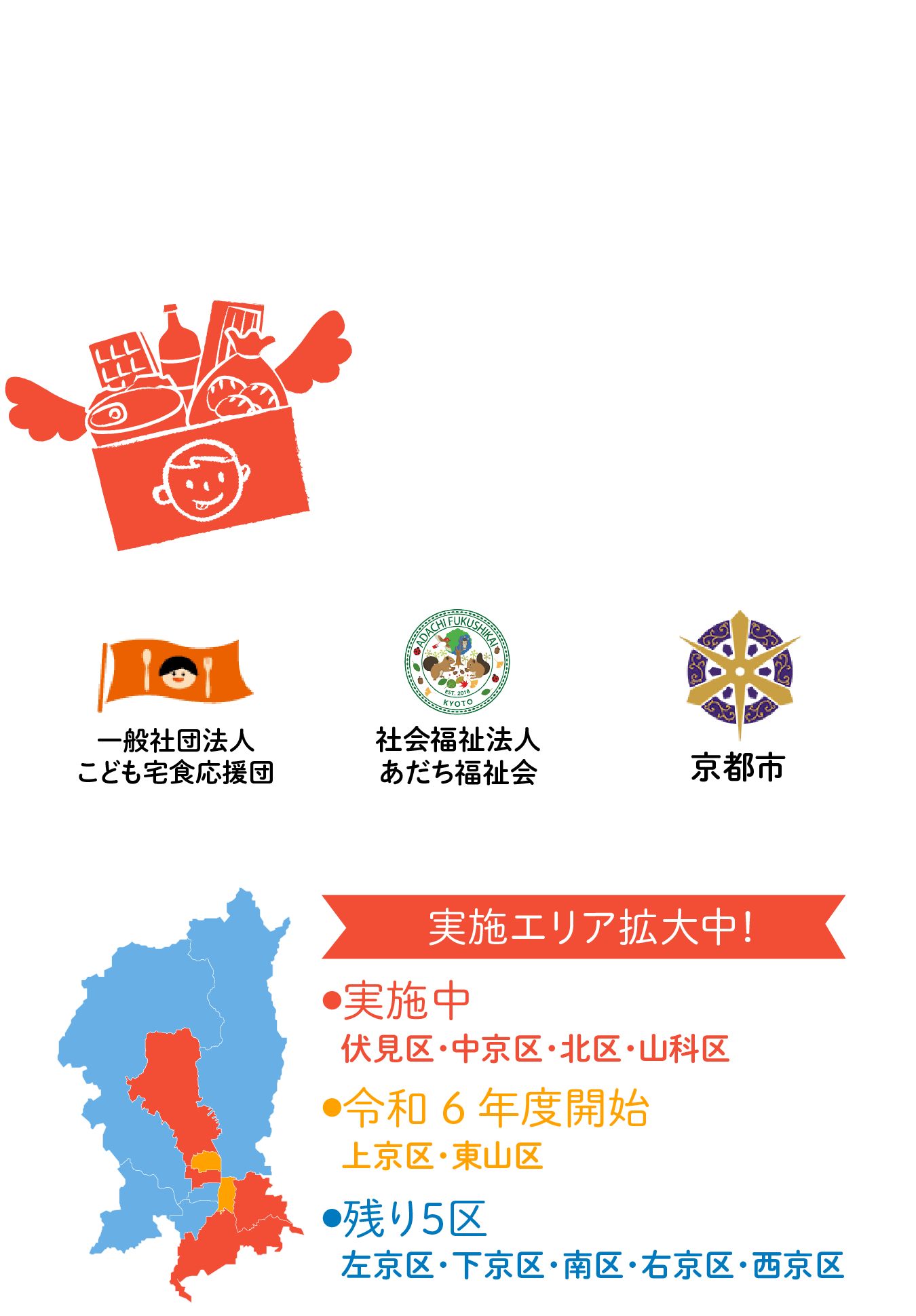 京都全区に届けたい「宅食」で「笑顔」を